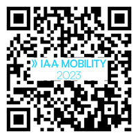 QR-Code, der zum Programm der IAA Mobility 2023 führt