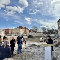 Rede von Rainer Hofmann, Vorstandsmitglied Genossenschaft Das große kleine Haus und Geschäftsführer bogevischs buero © StMB