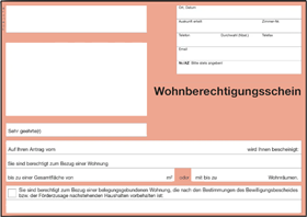 Wohnberechtigungsschein